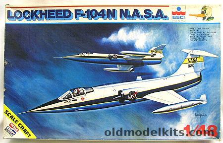 ESCI 1/48 NASA F-104N, 4049 plastic model kit